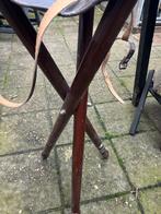 Aanzitkruk - voor outdoor activiteiten, Gebruikt, Bruin, Leer, Ophalen of Verzenden