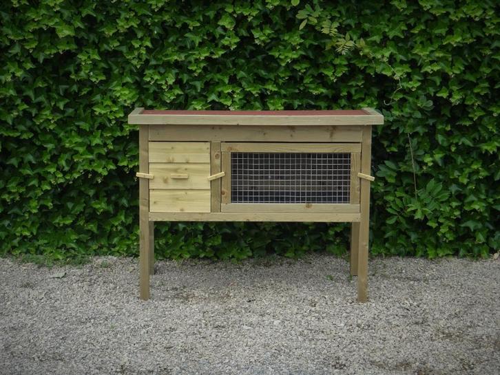 Konijnenhok Ermelo | Duurzame materialen!, Dieren en Toebehoren, Knaagdieren en Konijnen | Hokken en Kooien, Nieuw, Hok, 90 cm of meer