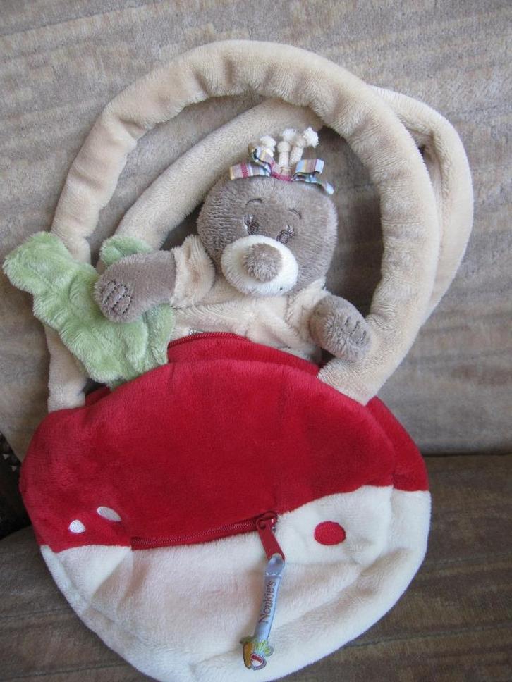 Noukies mol in aardbeientas amtoys aardbei 6 euro, Kinderen en Baby's, Speelgoed | Knuffels en Pluche, Zo goed als nieuw, Overige typen