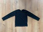 Zwart thermoshirt met lange mouwen maat 140/146, Kinderen en Baby's, Kinderkleding | Maat 140, Ophalen of Verzenden, Gebruikt