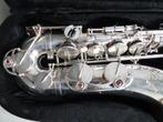 Tenorsax zwaar verzilverd topconditie, Ophalen, Zo goed als nieuw, Tenor, Met koffer