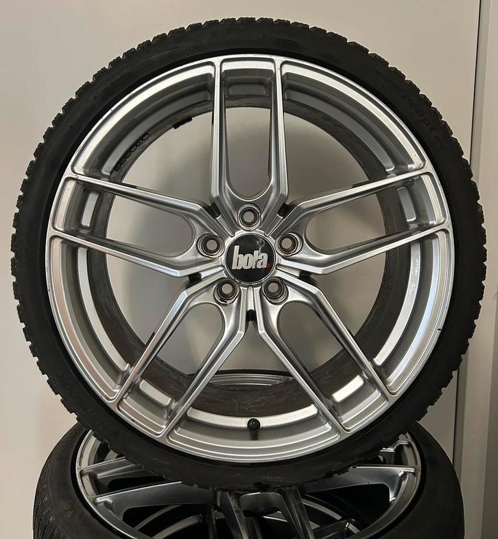 5x112! 19 inch Bola B11 Velgen + Winterbanden | Hankook, Auto-onderdelen, Banden en Velgen, Banden en Velgen, Winterbanden, 19 inch