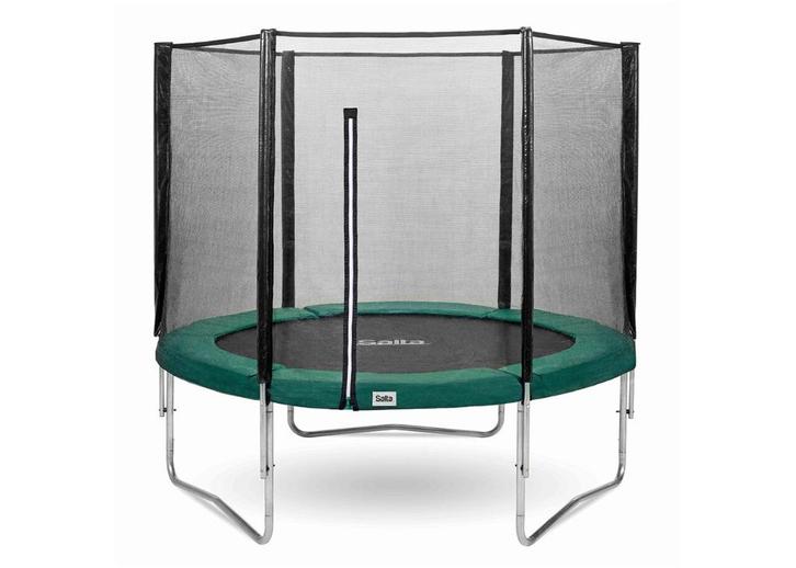 Salta trampoline All-in 213 groen met veiligheidsnet /2x, Kinderen en Baby's, Speelgoed | Buiten | Voertuigen en Loopfietsen, Nieuw