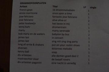 lp grammofoonplaten  beschikbaar voor biedingen