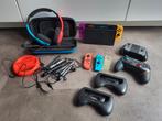 Nintendo Switch met joy-cons en accessoires, Gebruikt, Online, 3 spelers of meer, Vanaf 7 jaar