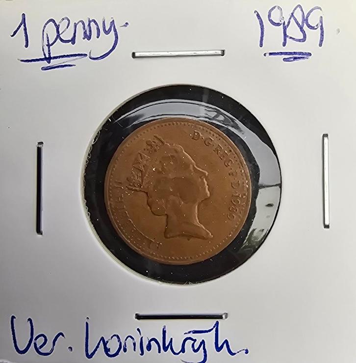 Verenigd Koninkrijk 1 penny 1989, Postzegels en Munten, Munten | Europa | Niet-Euromunten, Overige landen, Ophalen