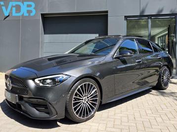 Mercedes C-klasse C180 AMG PANO 360 MEMORY BURMESTER VOL! beschikbaar voor biedingen