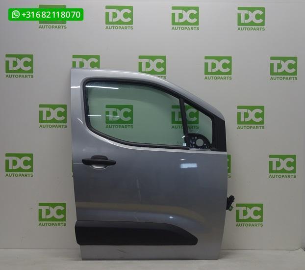 Peugeot Partner ('18-'21) Voorportier rechts grijs, Auto-onderdelen, Carrosserie en Plaatwerk, Deur, Citroën, Voor, Rechts, Gebruikt