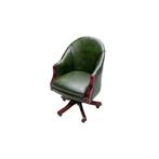 Klassiek Engelse Bureaustoel Surrey Green, Ophalen, Nieuw, Groen, Bureaustoel