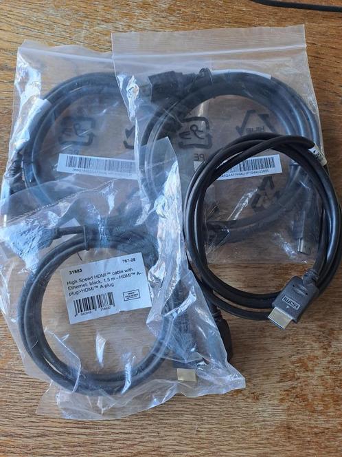 * 4 Stuks High speed HDMI kabels - 1,5-2 meter lang * Nieuw, Audio, Tv en Foto, Audiokabels en Televisiekabels, Nieuw, HDMI-kabel