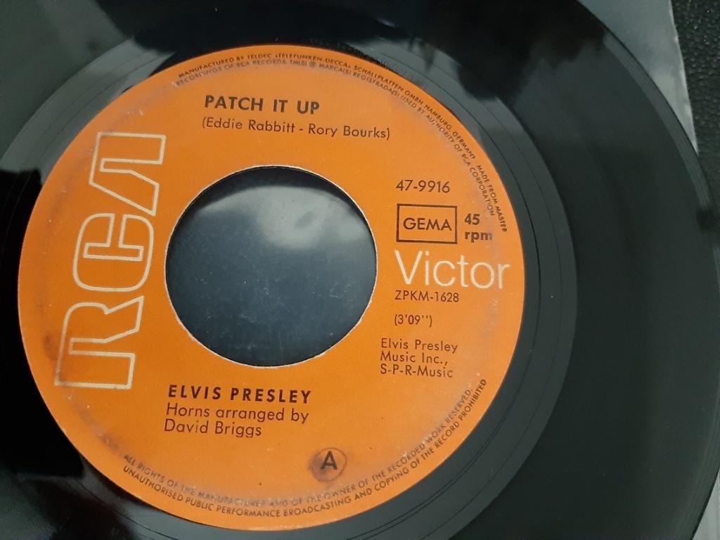 Elvis Presley – Patch It Up, Gebruikt, Verzenden, 7 inch, Single