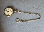Antiek Zakhorloge met Ketting, Overige merken, Overige materialen, Zakhorloge, 1900 tot 1930