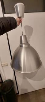 Metalen ikea hanglamp inclusief grote kooldraadlamp, Zo goed als nieuw, Ophalen
