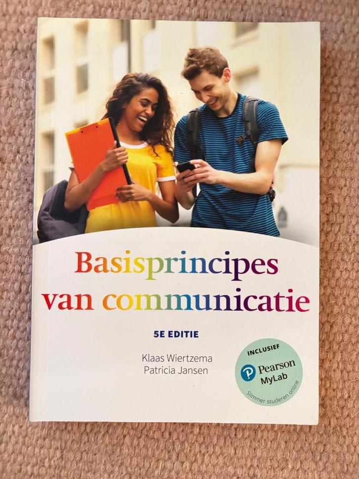 Basisprincipes van Communicatie - Klaas Wiertzema, Boeken, Studieboeken en Cursussen, Zo goed als nieuw, HBO, Alpha, Ophalen of Verzenden