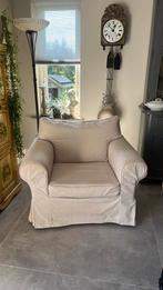 FAUTEUIL ecru kleur, verwisselbare hoes!!, Huis en Inrichting, Fauteuils, Ophalen, Gebruikt, 75 tot 100 cm, 50 tot 75 cm