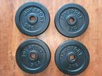 Halterschijven 4 x 5 kg gietijzer 30mm, Sport en Fitness, Fitnessmaterialen, Ophalen