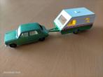 Majorette simca 1100 groen met Caravan, Hobby en Vrije tijd, Ophalen of Verzenden, Nieuw, Bus of Vrachtwagen, Overige merken
