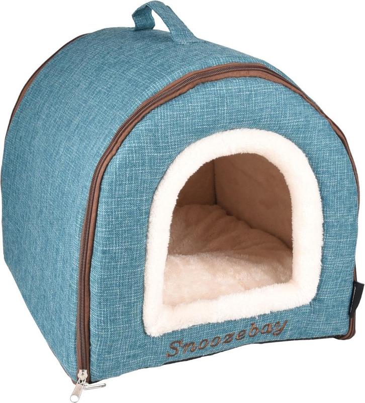 Kattenhuis kattenmand Snoozebay blauw van € 49,99 nu € 34,95, Dieren en Toebehoren, Kattenmanden, Nieuw, Overige, Ophalen of Verzenden