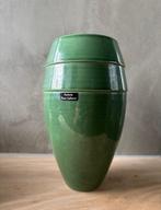 Vintage  Groene Vaas Potterie Peter Selhorst 23 cm, Ophalen