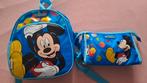 Disney Mickey mouse rugtas + etui, Ophalen of Verzenden