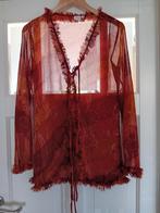Doorzichtige blouse, maat 38., Ophalen of Verzenden, Zo goed als nieuw, Maat 38/40 (M), Zwart