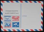 Luchtvaart 50 Jahre - Junkers - Ju 52 - luchtpostbriefkaart, Verzenden, Zo goed als nieuw, Kaart, Foto of Prent