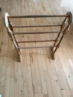 Brocante houten droogrek / handdoekenrek, Antiek en Kunst, Ophalen