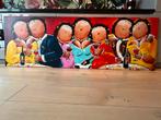 Dikke dames schilderij feest, Antiek en Kunst, Kunst | Schilderijen | Modern, Ophalen