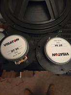 Visaton 3 weg speaker system 8 Ohm, Audio, Tv en Foto, Luidsprekers, Zo goed als nieuw, 120 watt of meer, Front, Rear of Stereo speakers