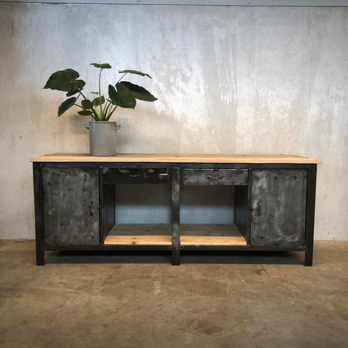 Oude werkbsnk, toonbank, dressoir, keukeneiland, Antiek en Kunst, Curiosa en Brocante, Ophalen