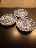3 identieke antieke bordjes, Antiek en Kunst, Antiek | Keramiek en Aardewerk, Ophalen