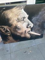 Johan Cruijff Schilderij - Evenblij Klassiek Portret Kunstwe, Antiek en Kunst, Ophalen