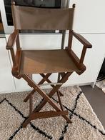 Barstool Directors chair - high model, set of 2, Zo goed als nieuw, Ophalen