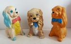 3 x Lady piepfiguren Rubbertoys Made in Italy, Verzenden, Gebruikt
