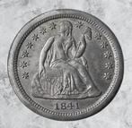 ** Schitterende Zilveren One Dime 1841-O -  USA  -  ZILVER*, Postzegels en Munten, Munten | Amerika, Verzenden, Noord-Amerika