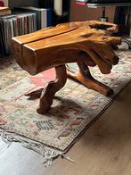 Prachtige boomstam tafel. Wortelhout Salontafel, bijzettafel, Ophalen, Zo goed als nieuw, 50 tot 100 cm, Minder dan 50 cm