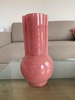 Glazen vaas flamingo roze, Huis en Inrichting, Woonaccessoires | Vazen, Overige kleuren, Aardewerk of Porselein, Ophalen of Verzenden