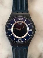 Unisex Swatch horloge: donkerblauw, Sieraden, Tassen en Uiterlijk, Horloges | Heren, Kunststof, Gebruikt, Ophalen of Verzenden