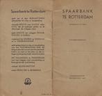 Rotterdam 1946 - Spaarbankboekje Spaarbank te Rotterdam, Postzegels en Munten, Brieven en Enveloppen | Nederland, Ophalen of Verzenden