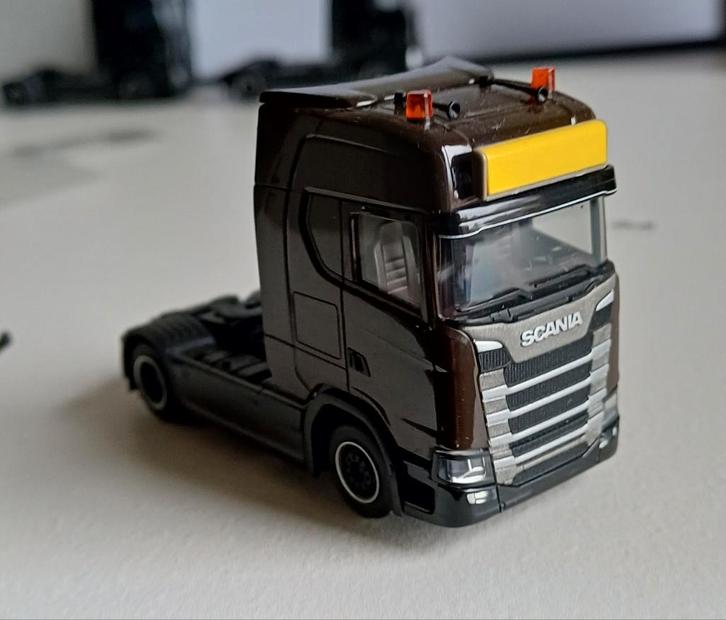 Herpa Scania, Hobby en Vrije tijd, Modelauto's | 1:87, Zo goed als nieuw, Bus of Vrachtwagen, Herpa, Ophalen of Verzenden