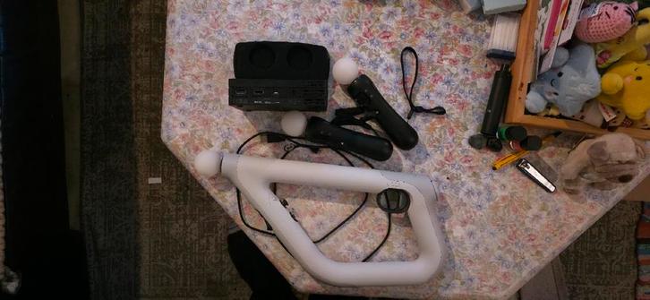 PSVR CUH-ZVR2 + Aim Controller + 2 Move Controllers, Spelcomputers en Games, Virtual Reality, Ophalen of Verzenden