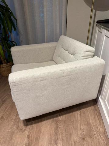 IKEA LANDSKRONA Armchair, Gunnared beige/metal - afbeelding 1