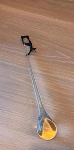 Glazen hanger druppel ornament, Ophalen of Verzenden, Zo goed als nieuw, Staal