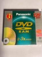 Panasonic DvD Ram 3 pak 120 min 4.7 GB nieuw in verpakking, Verzenden, Nieuw, Dvd
