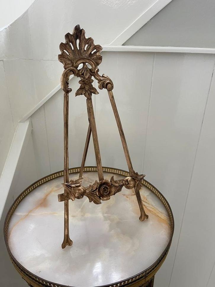 Houten Standaard - Schilderijstandaard, Antiek en Kunst, Curiosa en Brocante, Ophalen of Verzenden