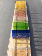 Figuurglasplaatjes Glas in lood/Tiffany, Hobby en Vrije tijd, Overige Hobby en Vrije tijd, Ophalen of Verzenden, Zo goed als nieuw