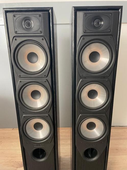 Mission 735 in nette staat, Audio, Tv en Foto, Luidsprekers, Zo goed als nieuw, Front, Rear of Stereo speakers, Overige merken