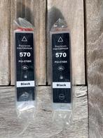 Inkt cartridges - 2x Canon PGI-570BK XL Black, Ophalen, Nieuw, Cartridge, Canon