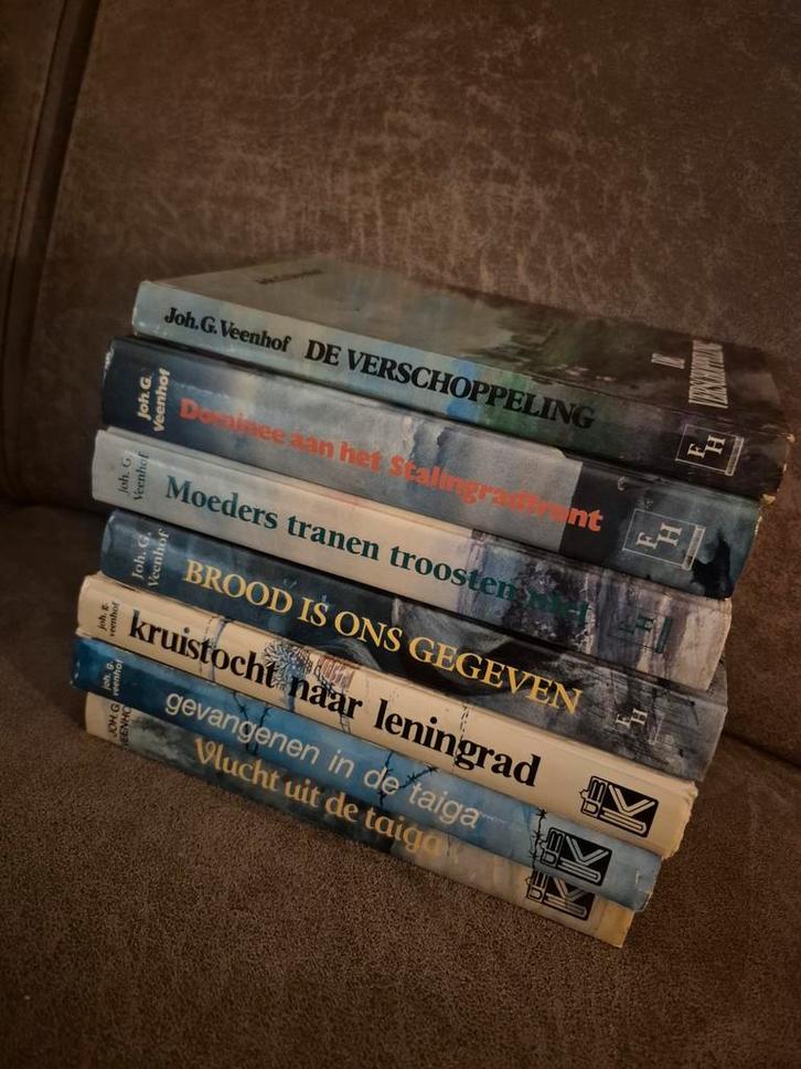 7 boeken van Joh. G. Veenhof, Boeken, Romans, Gelezen, Ophalen of Verzenden