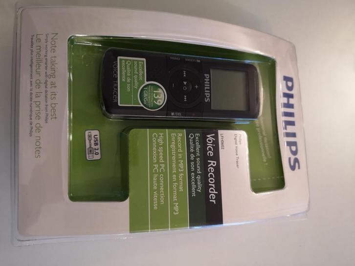 Philips Voice Tracer LFH0602 - Nieuw in verpakking, Audio, Tv en Foto, Mp4-spelers, Nieuw, 2 tot 10 GB, Philips, Ophalen of Verzenden